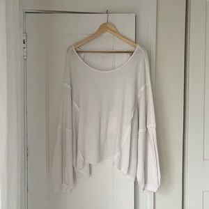 Free people waffle top
